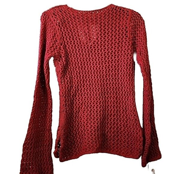 Old Navy sweater Maroon Size Small Cute Great Swimsuit Cover - Picture 12 of 12